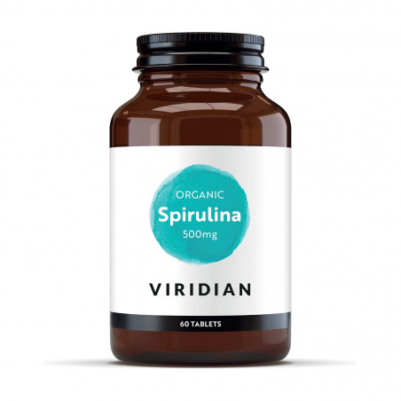 Comprar ESPIRULINA ORGANICA 500MG 60 COMP VIRIDIAN online - Coliseum