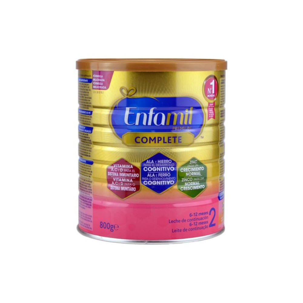 Comprar ENFAMIL 2 PREMIUM COMPLETE 800 G BOTE  - Farmacia Coliseum