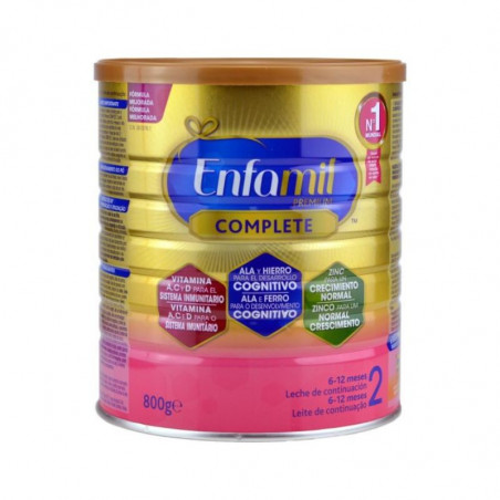 Comprar ENFAMIL 2 PREMIUM COMPLETE 800 G BOTE  - Farmacia Coliseum