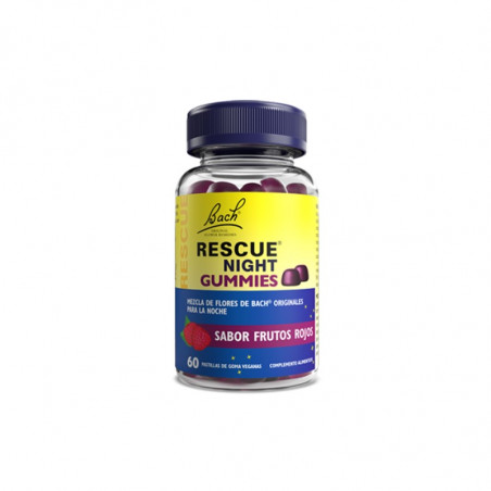 BACH RESCUE NIGHT GUMMIES 60 PAST GOMA SABOR FRUTOS ROJOS  - Coliseum