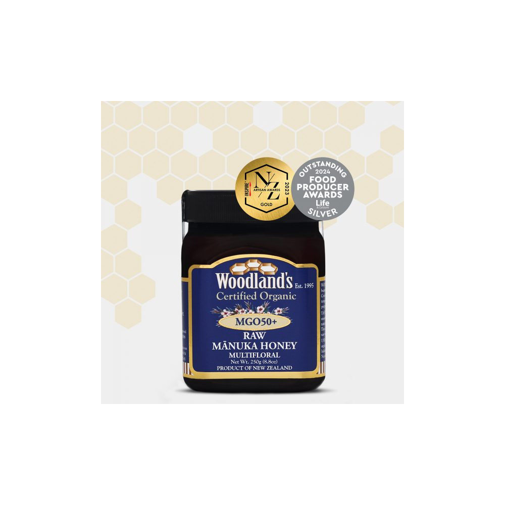 Comprar ORGANIC MONOFLORAL RAW MGO50+ 250 GRS WOODLANS - Coliseum