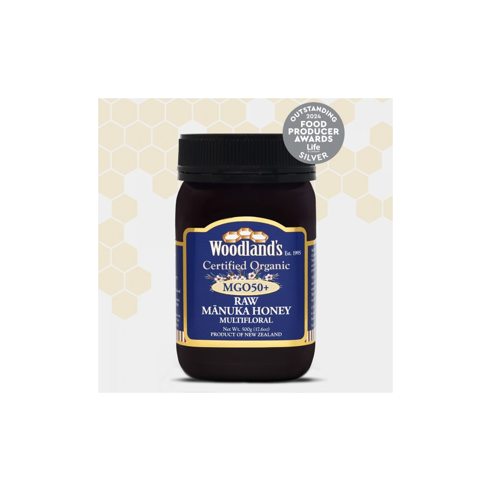 Comprar ORGANIC MONOFLORAL RAW MG050+ 500 GRS WOODLANDS - Coliseum