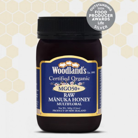 Comprar ORGANIC MONOFLORAL RAW MG050+ 500 GRS WOODLANDS - Coliseum