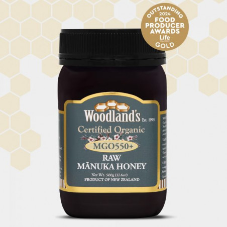 Comprar ORGANIC MONOFLORAL RAW MGO550+ 500 GRS WOODLANDS - Coliseum