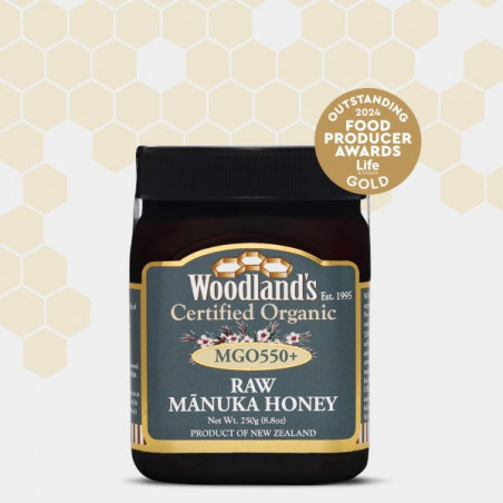 Comprar ORGANIC MONOFLORAL RAW MGO550+ 250 GRS WOODLANDS - Coliseum