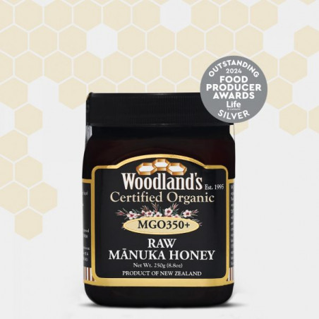 Comprar ORGANIC MONOFLORAL RAW MGO350+ 250GR WOODLANDS - Coliseum
