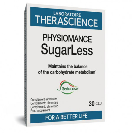 Comprar online SUGARLESS 30 CAPS PHYSIOMANCE THERASCIENCE - Coliseum