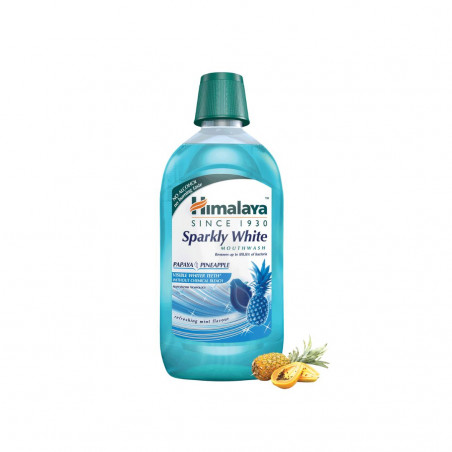 ENJUAGUE BUCAL BLANCO RADIANTE SPARKLY WHITE 450 ML HIMALAYA- Coliseum