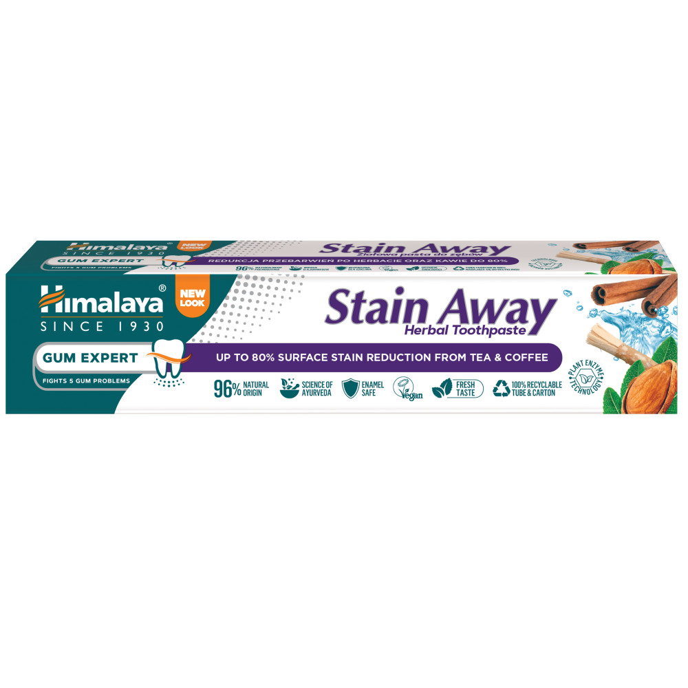 Comprar DENTIFRICO QUITA MANCHAS STAIN AWAY 75 ML HIMALAYA - Coliseum