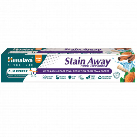Comprar DENTIFRICO QUITA MANCHAS STAIN AWAY 75 ML HIMALAYA - Coliseum