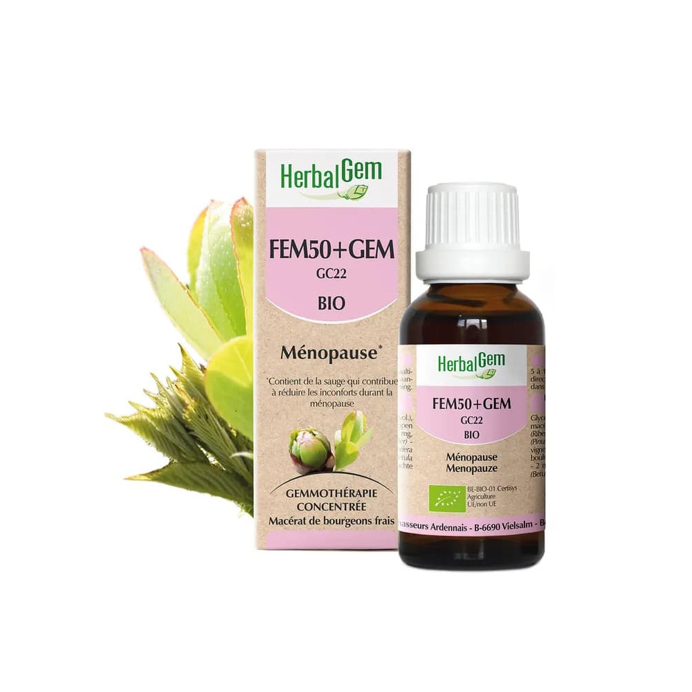 Comprar online FEM 50+ GEM GC22 30 ML BIO HERBALGEM- Farmacia Coliseum