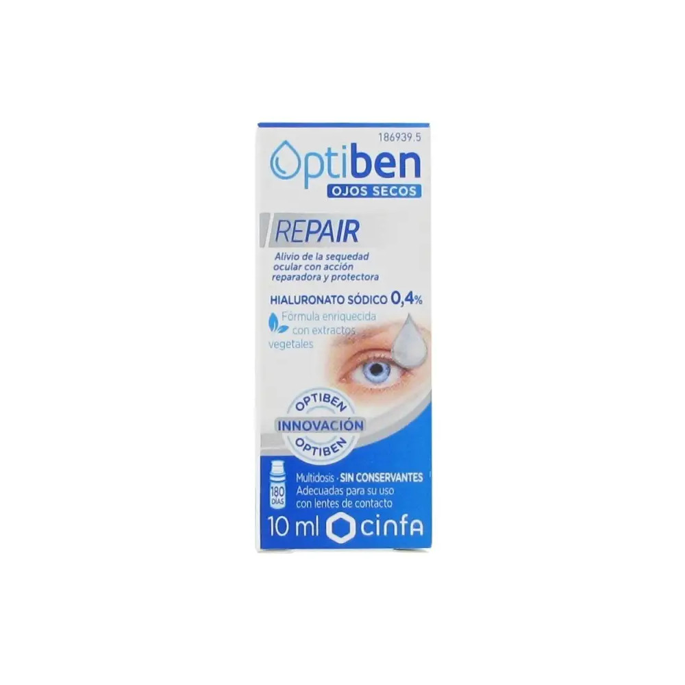 Comprar online OPTIBEN OJOS SECOS REPAIR 10 ML FRASCO - Coliseum