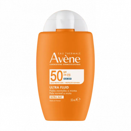 AVENE ULTRA FLUID ALTA PROTECCION INVISIBLE SPF50 50 ML - Coliseum