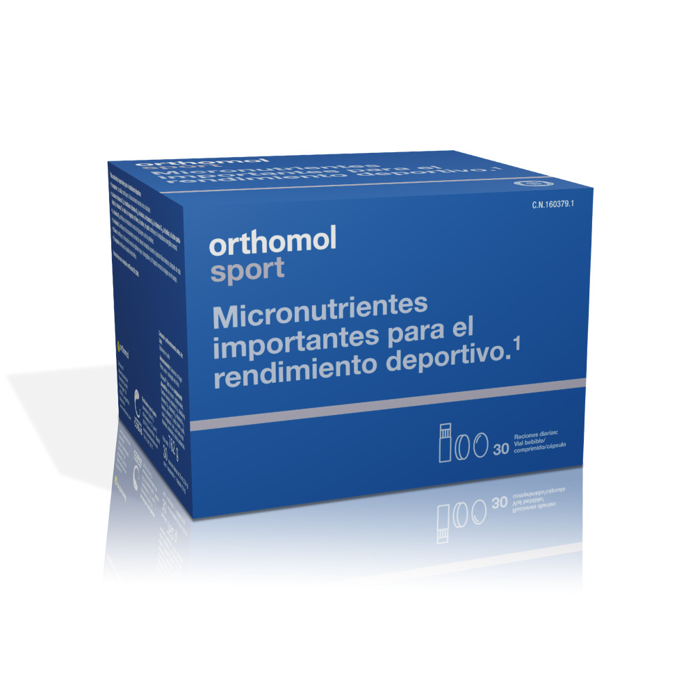 Comprar ORTHOMOL SPORT VIAL BEBIBLE 20 ML 30 U COBAS online - Coliseum