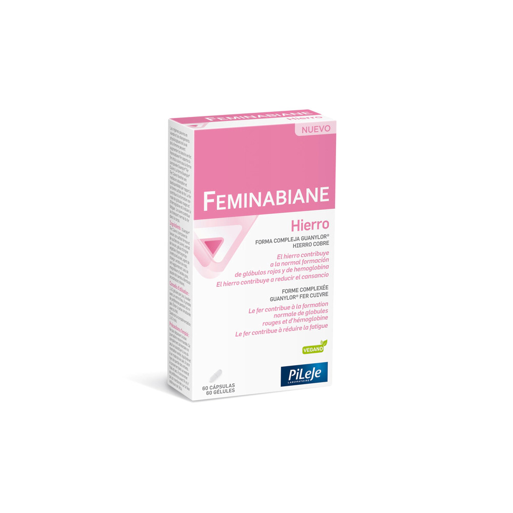 Comprar FEMINABIANE HIERRO 60 CAP PILEJE online - Farmacia Coliseum