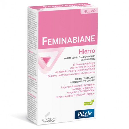 Comprar FEMINABIANE HIERRO 60 CAP PILEJE online - Farmacia Coliseum