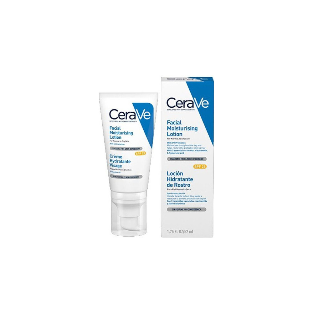Comprar CERAVE LOCION HIDRAT ROSTRO SPF25 DIA AM 52 ML - Coliseum