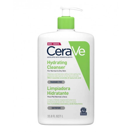 Comprar online CERAVE LIMPIADORA HIDRAT FAMILIAR 1 LITRO - Coliseum