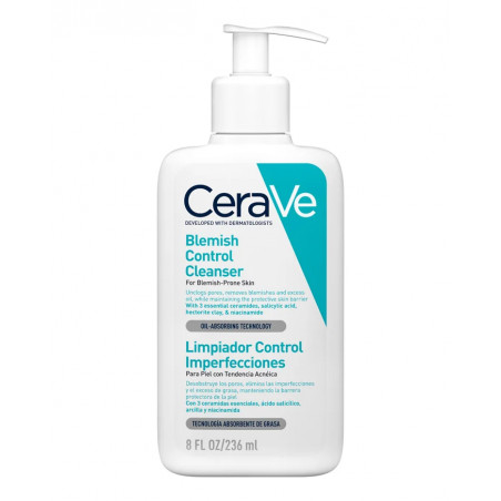 Comprar CERAVE LIMPIADOR CONTROL IMPERFECCIONES 236 ML - Coliseum