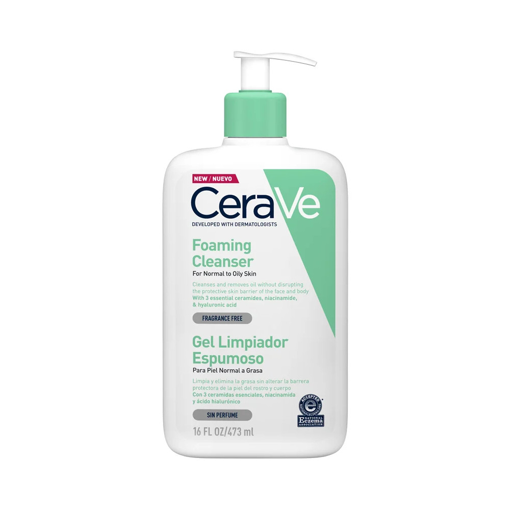 Comprar online CERAVE GEL LIMPIADOR ESPUMOSO 473 ML- Farmacia Coliseum