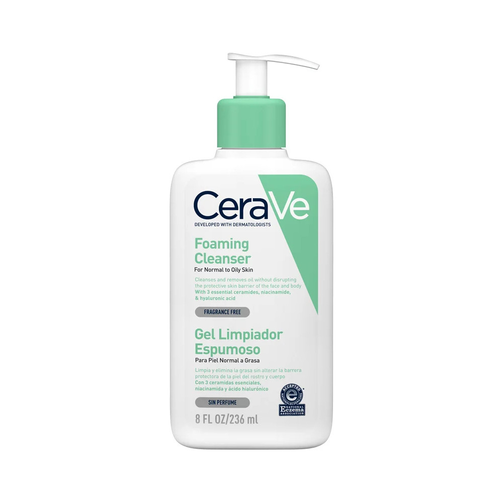 Comprar online CERAVE GEL LIMPIADOR ESPUMOSO 236 ML -Farmacia Coliseum