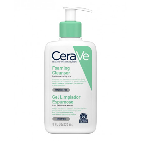 Comprar online CERAVE GEL LIMPIADOR ESPUMOSO 236 ML -Farmacia Coliseum