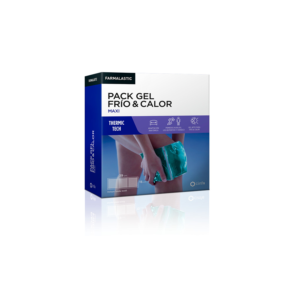 FARMALASTIC PACK GEL FRIO Y CALOR MAXI 39CM 15 CM CINFA - Coliseum
