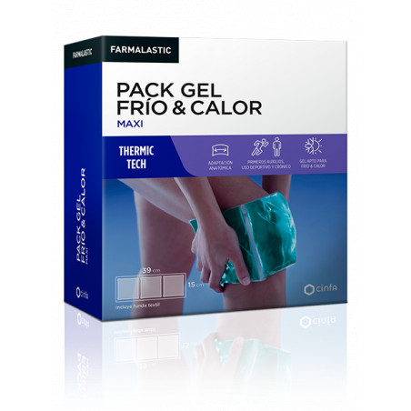 FARMALASTIC PACK GEL FRIO Y CALOR MAXI 39CM 15 CM CINFA - Coliseum