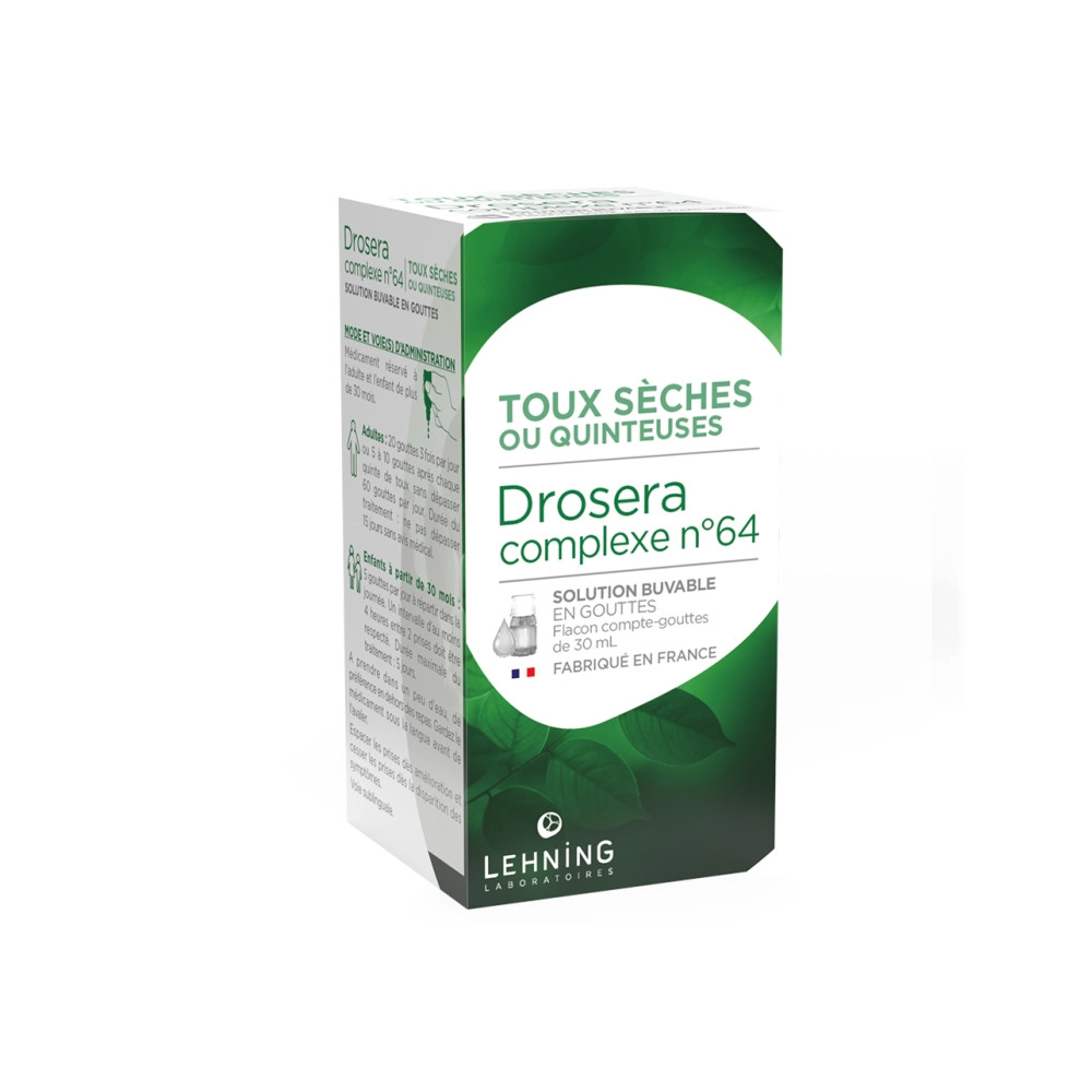 Comprar DROSERA N-64 GOTAS 30 CC LEHNING online - Farmacia Coliseum