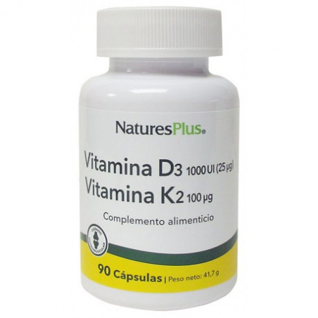Comprar VITAMINA D3 / VITAMINA K2 90 CAP NATURE'S PLUS online Coliseum