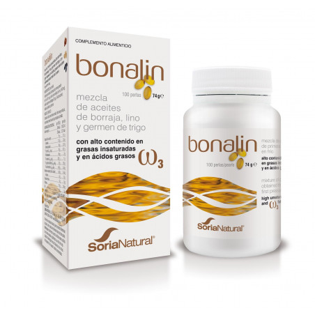 Comprar BONALIN 100 PERLAS SORIA NATURAL online - Farmacia Coliseum