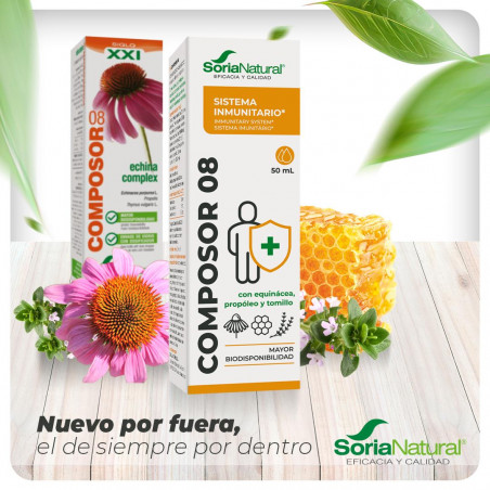 Comprar COMPOSOR 8 XXI ECHINACOMPLEX 50 ML SORIA NATURAL online