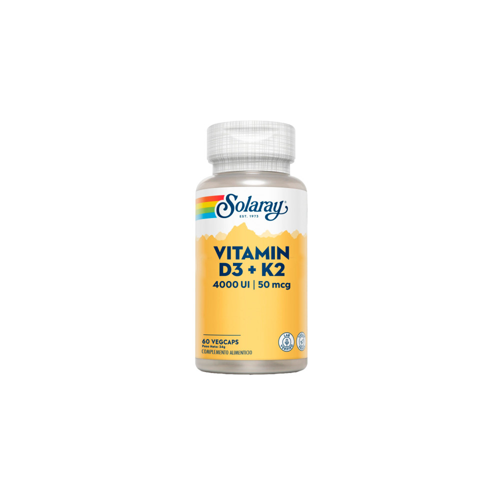Comprar VITAMINA D3 & K2 ( MK7) 60 VCAP  de SOLARAY