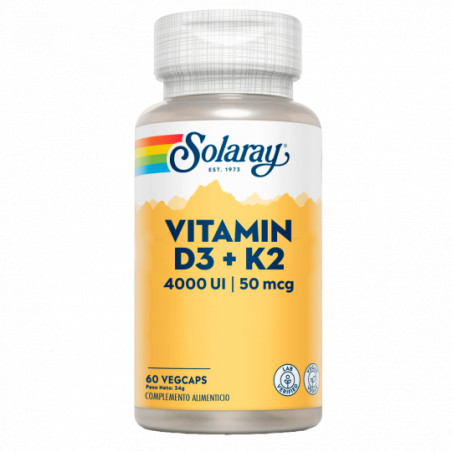 Comprar VITAMINA D3 & K2 ( MK7) 60 VCAP  de SOLARAY