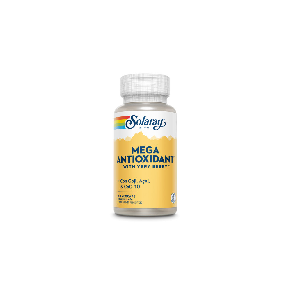 Comprar online ANTIOX MEGA MULTI WITH VERY BERRY 60 CAP SOLARAY