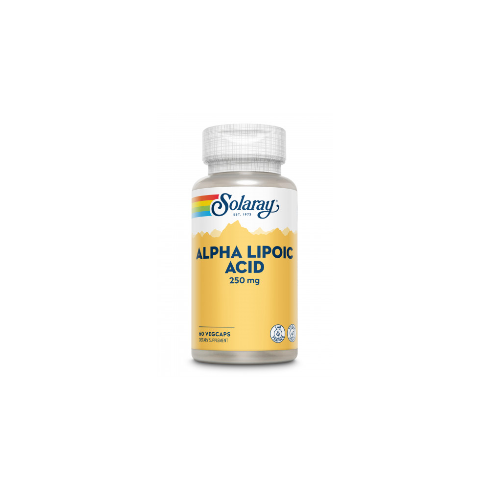 Comprar online ACIDO ALFA LIPOICO 250 MG 60 CAP SOLARAY - Coliseum