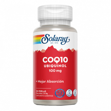 Comprar online UBIQUINOL COQ-10 100 MG 30 CAP SOLARAY - Coliseum