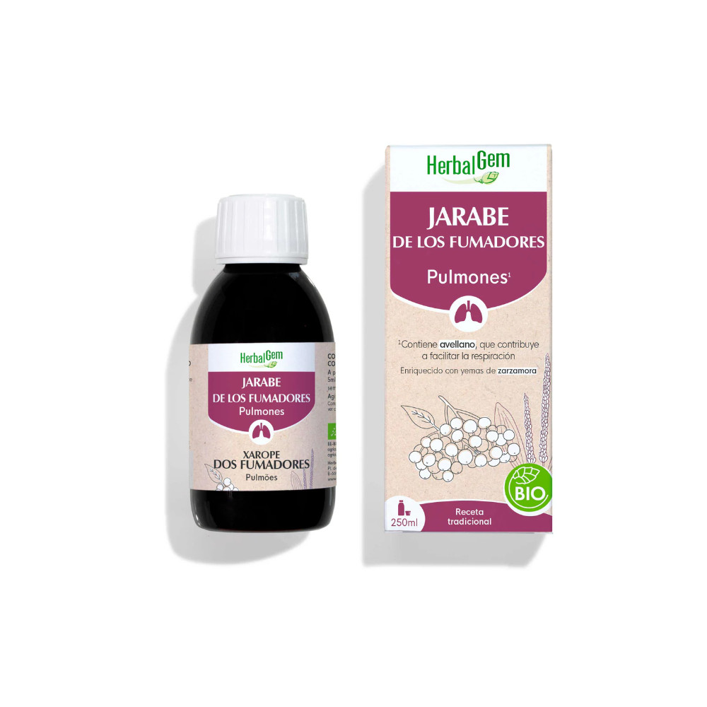 Comprar JARABE DE LOS FUMADORES BIO 250 CC HERBALGEM online