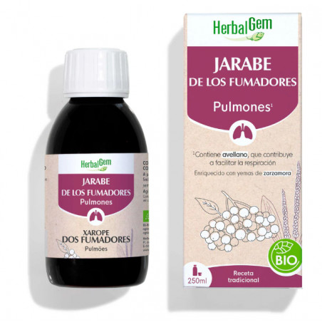 Comprar JARABE DE LOS FUMADORES BIO 250 CC HERBALGEM online