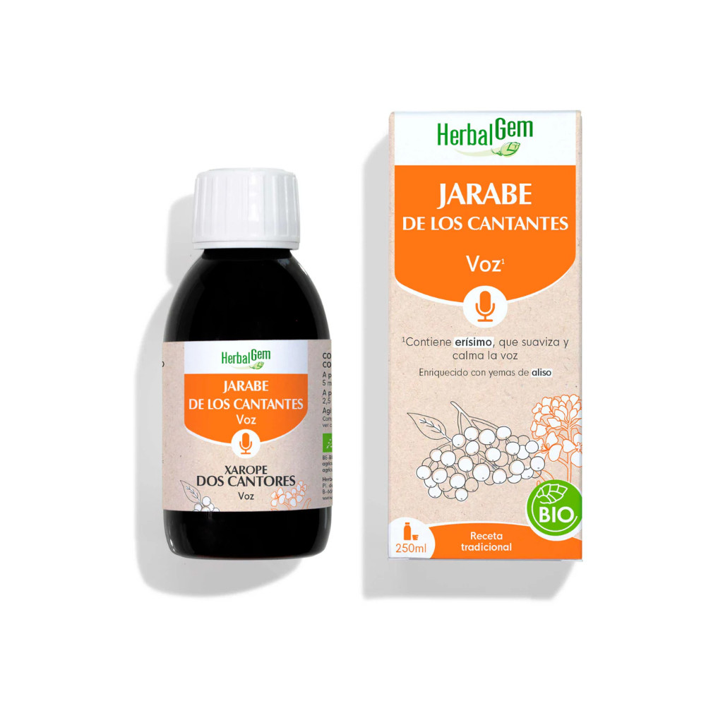 Comprar JARABE DE LOS CANTANTES BIO 250 CC HERBALGEM online