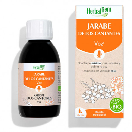 Comprar JARABE DE LOS CANTANTES BIO 250 CC HERBALGEM online
