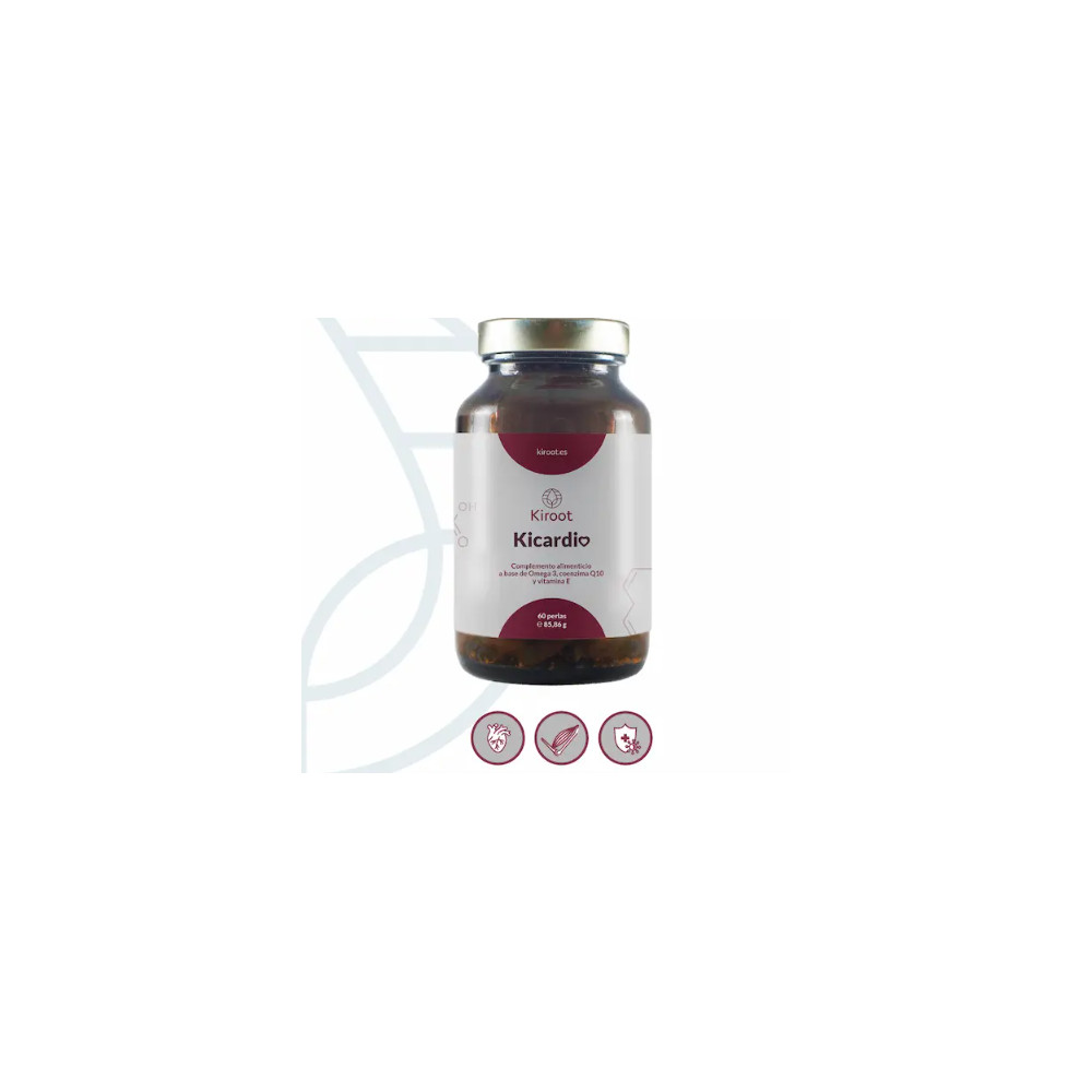 Comprar KICARDIO OMEGA 3 60 CAP KIROOT NUTRIBIOTICA online - Coliseum
