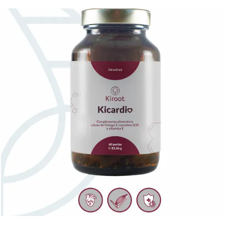 Comprar KICARDIO OMEGA 3 60 CAP KIROOT NUTRIBIOTICA online - Coliseum