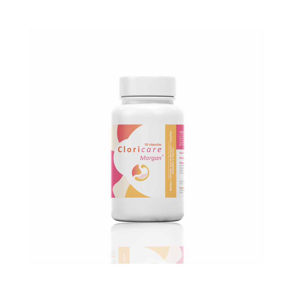 Comprar online CLORICARE 50 CAP MARGAN BIOTECH - Farmacia Coliseum