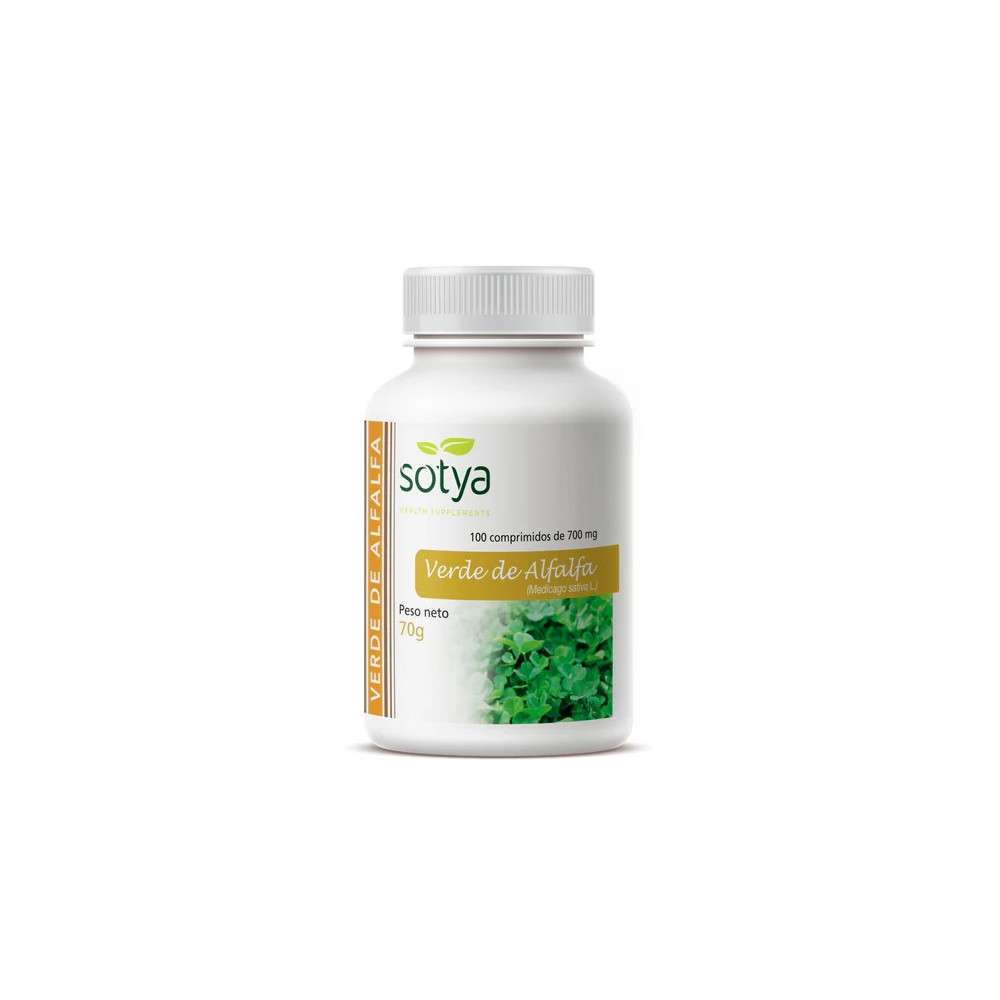 Comprar online ALFALFA (VERDE DE ALFALFA) 700 MG 100 COMP SOTYA
