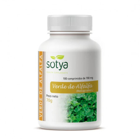 Comprar online ALFALFA (VERDE DE ALFALFA) 700 MG 100 COMP SOTYA
