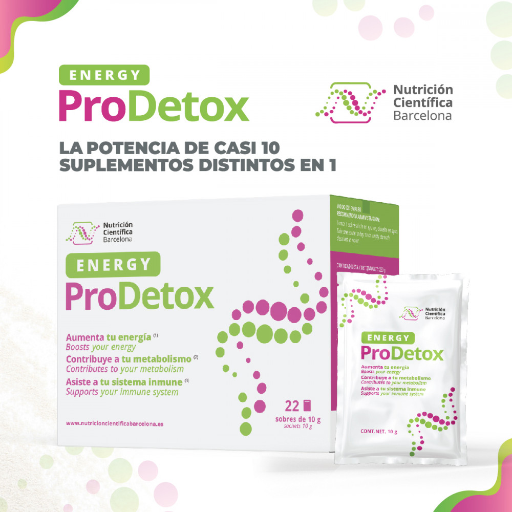 Comprar online ENERGY PRODETOX 22 SOBRES 10 GR (CISCAR) - Coliseum