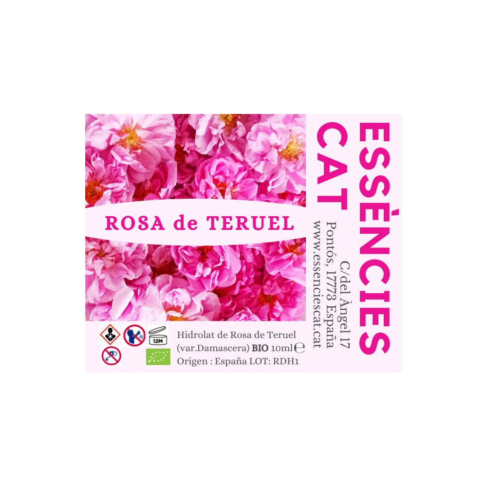 ROSA DE TERUEL HIDROLATO (VARIEDAD DAMASCENA) ECO 250ML ESSENCIES CAT