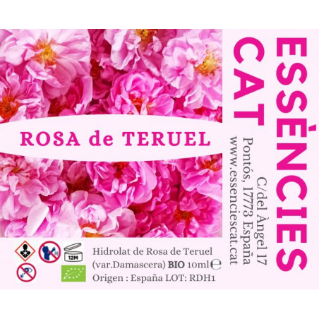 ROSA DE TERUEL HIDROLATO (VARIEDAD DAMASCENA) ECO 250ML ESSENCIES CAT