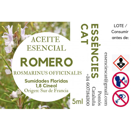 Comprar ROMERO ALCANFOR SILVESTRE 5 ML ESSENCIESCAT online - Coliseum